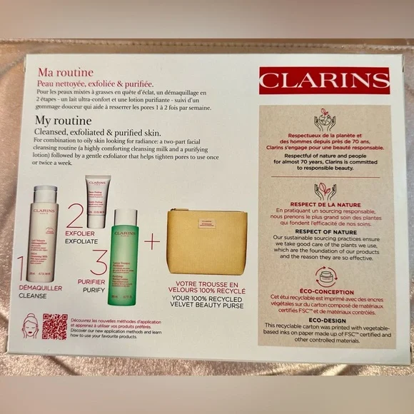 Clarins Cleansing Essentials Set - combination to oily skin. 🤩